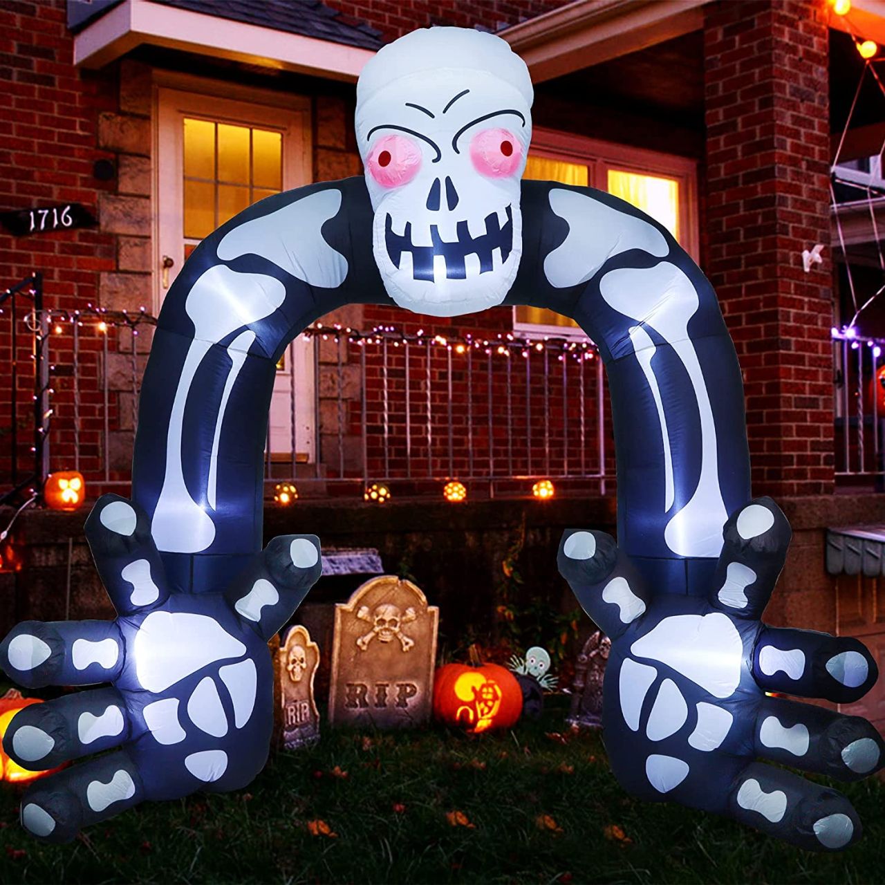 Skeleton Skull archway