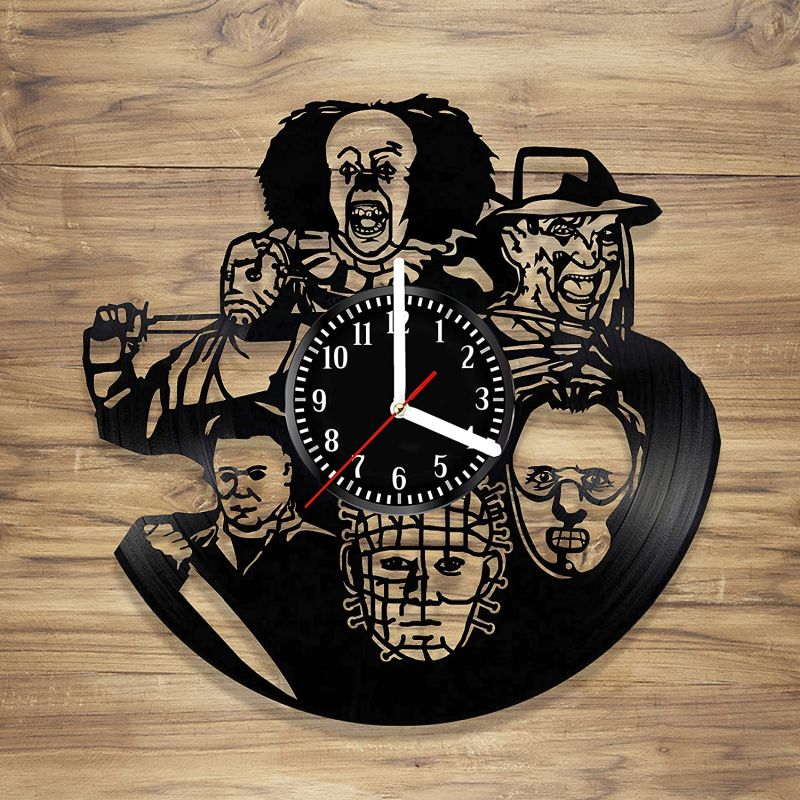 Halloween Vinyl Wall Clock