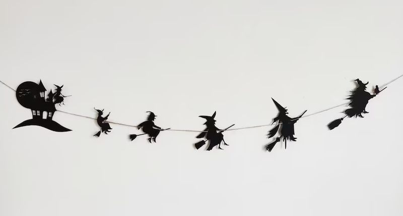 Halloween Witch garland 