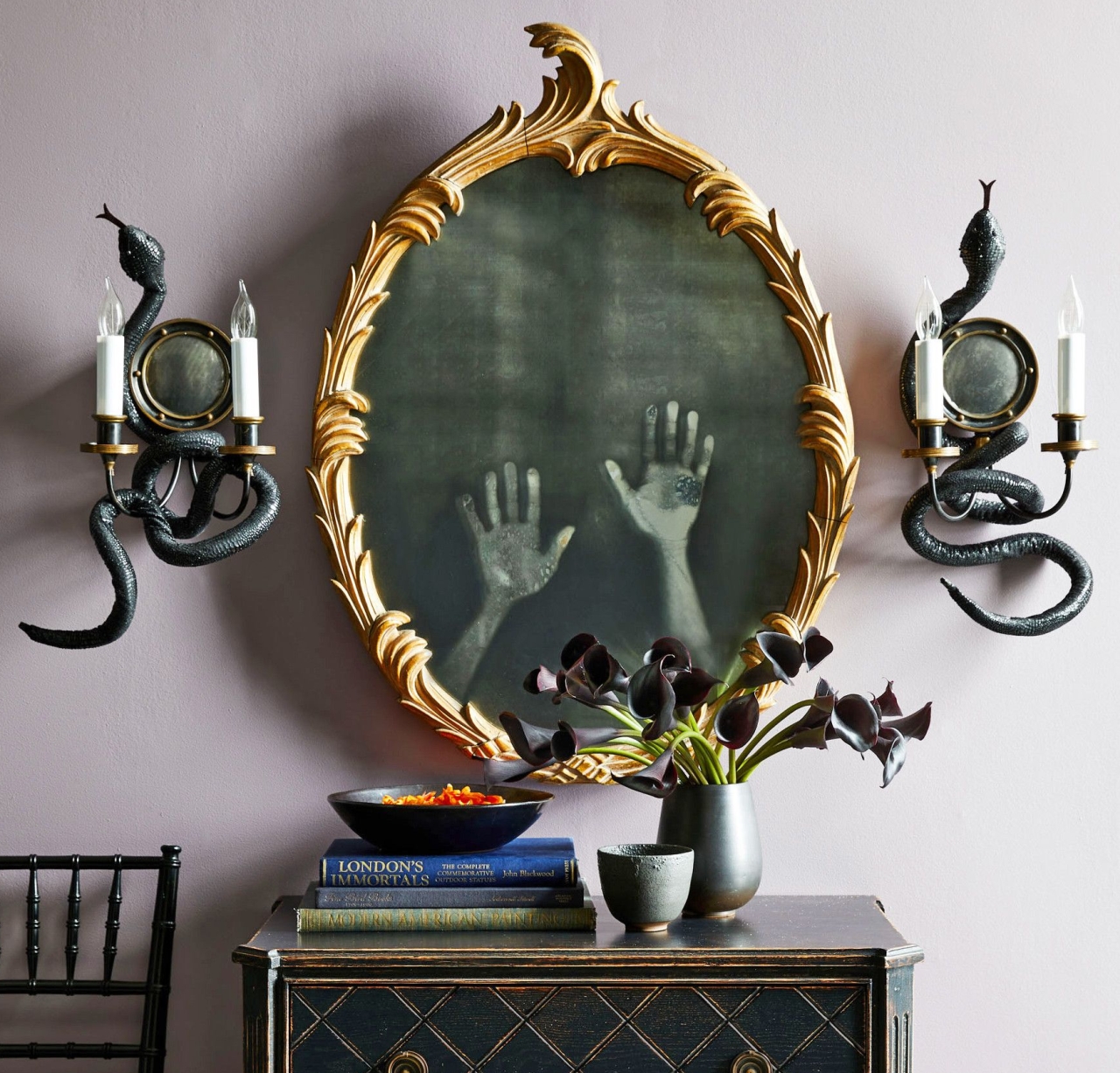 Haunted Mirror with Ghost Hands - Addie Juell