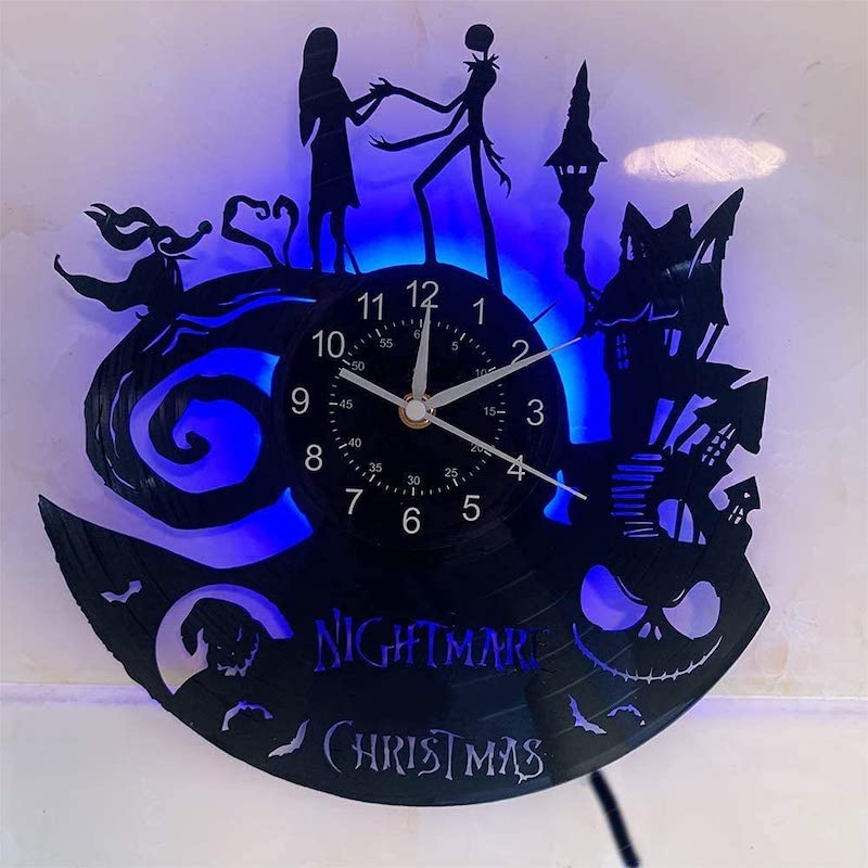 The Nightmare Before Christmas Halloween Decorations clock 