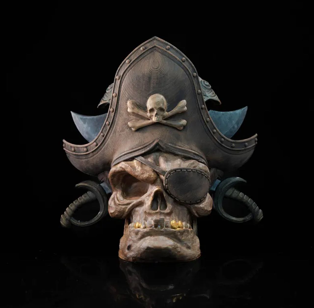 Pirate Skull Sigil Door Knocker