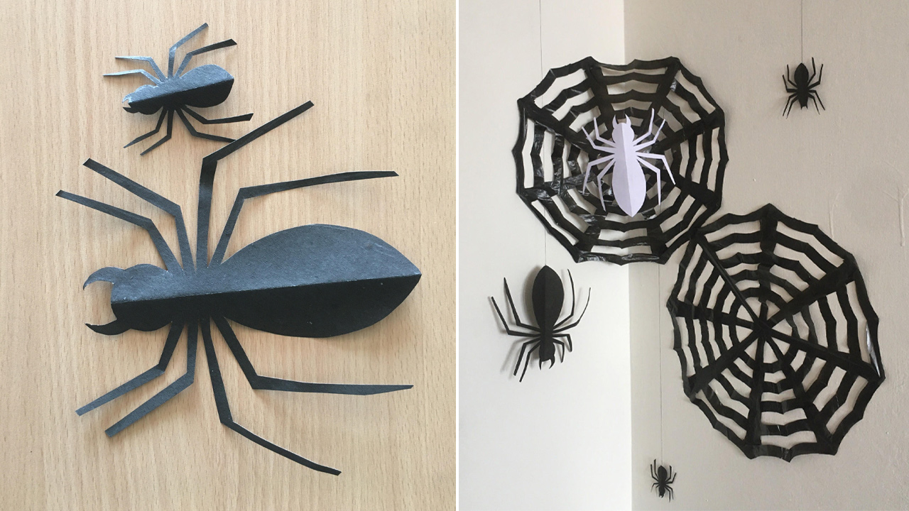 How to Make a Paper Spider web