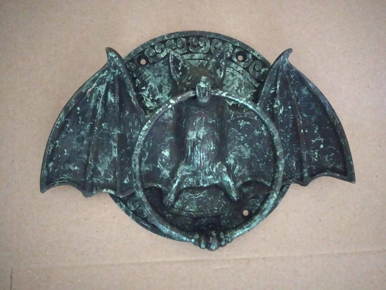 Vintage Bat Wings Door Knocker