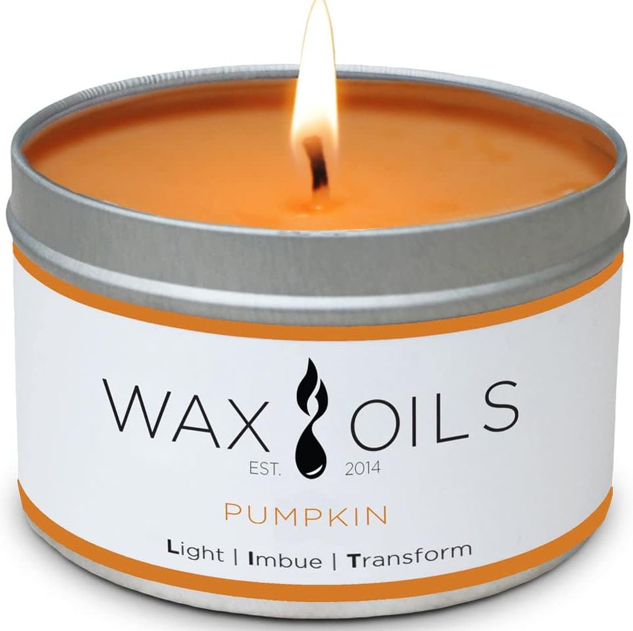 Wax and Oils Pumpkin Scented Candle