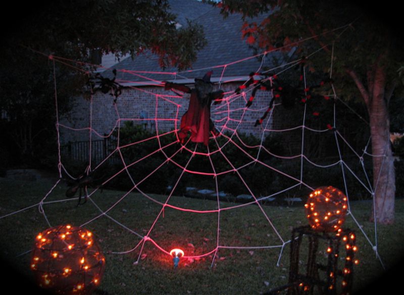 Witch Crashed inside spider web