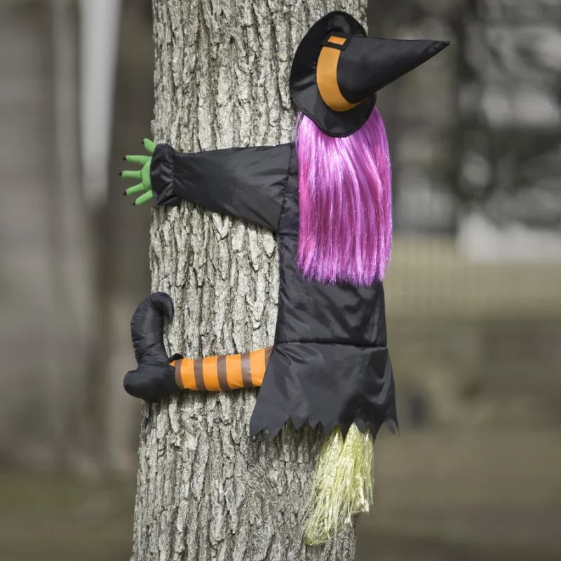 Witch Crashing into a tree