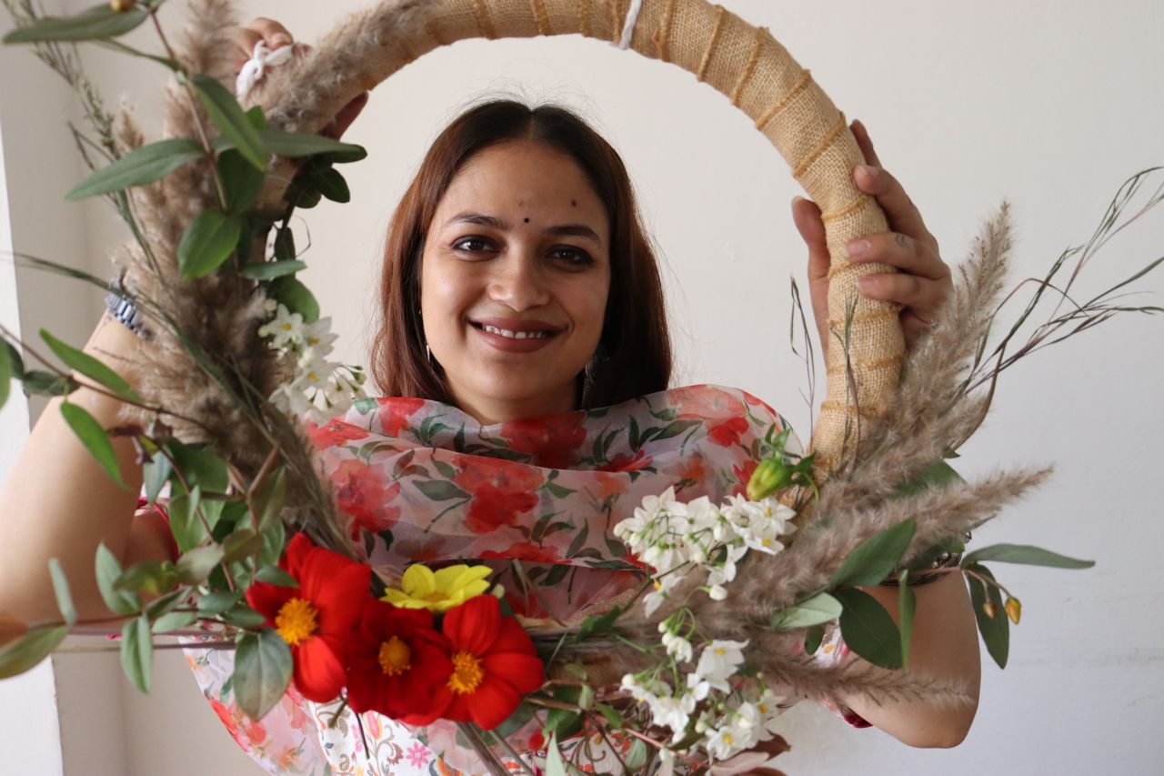 Wreath by Priya Chauhan for Homecrux