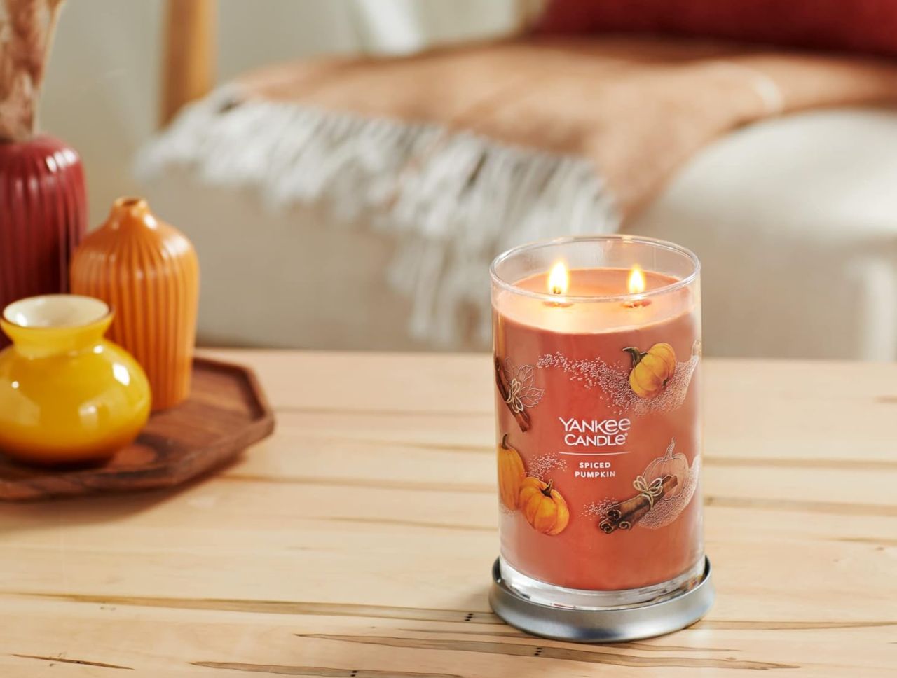 Yankee Candle Spiced Pumpkin Candle