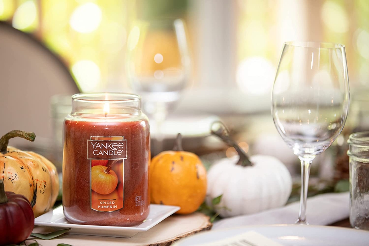 Yankee Spiced Pumpkin Scented Candle