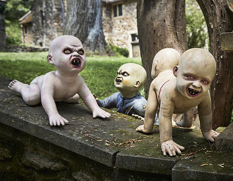 Zombie babies for your yard decoration