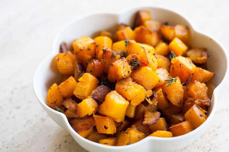 Butternut Squash with Thyme and Brown Butter