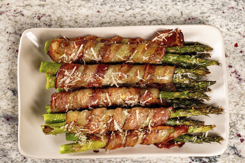 Baked Bacon Wrapped Asparagus