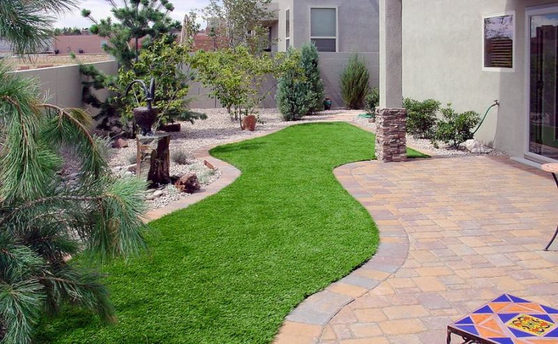 artificial grass for garden pathway 