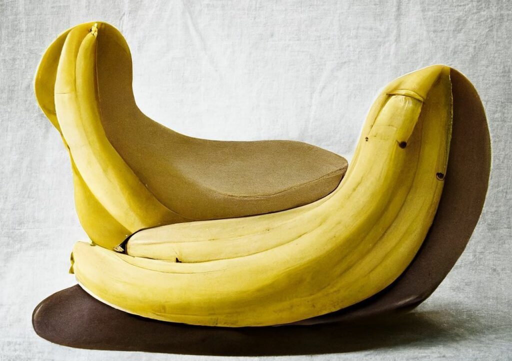 Banana chair by Frank Jacobus