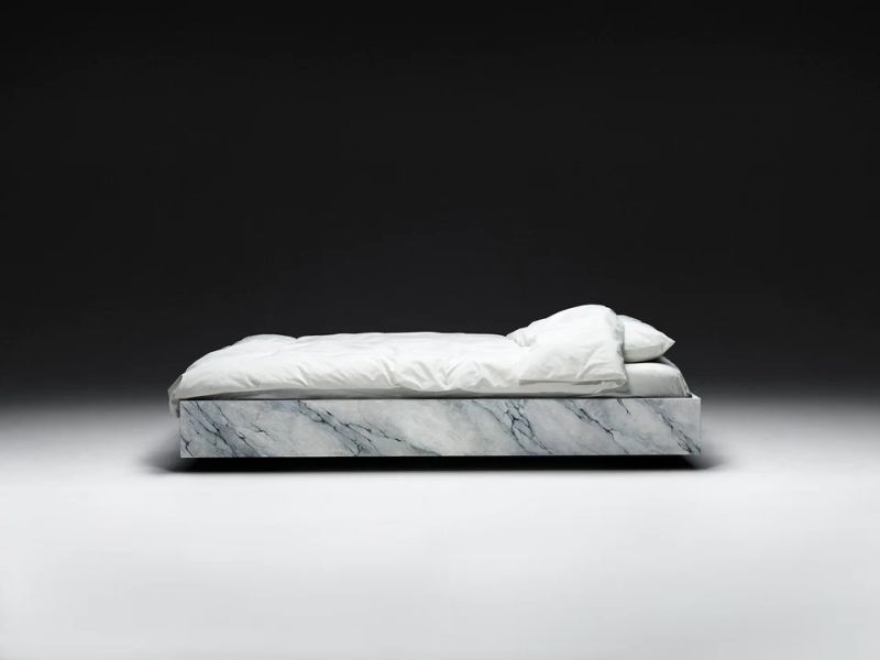 Floating Marble Bed by Axel Wannberg