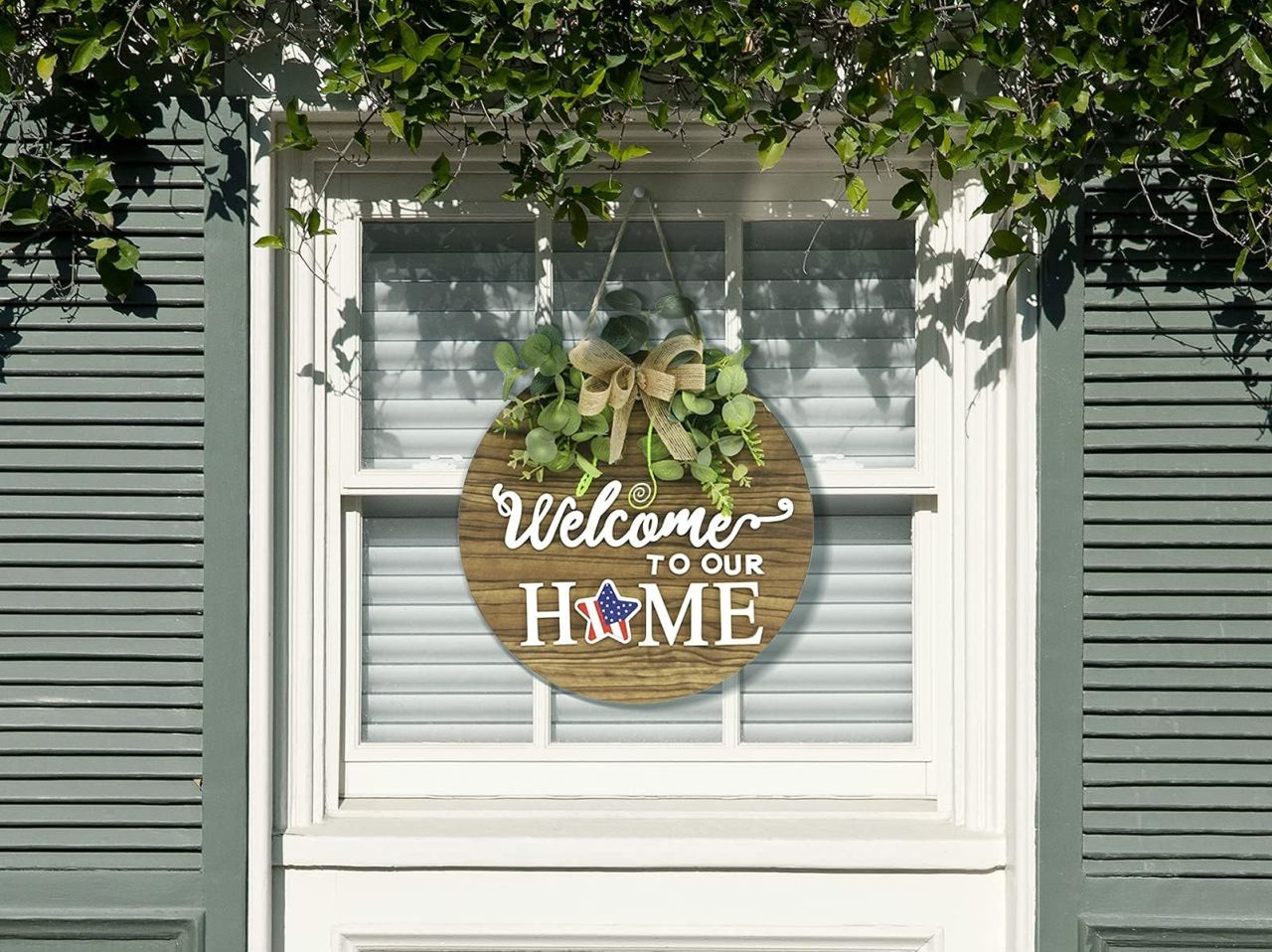 Interchangeable Seasonal Welcome Sign