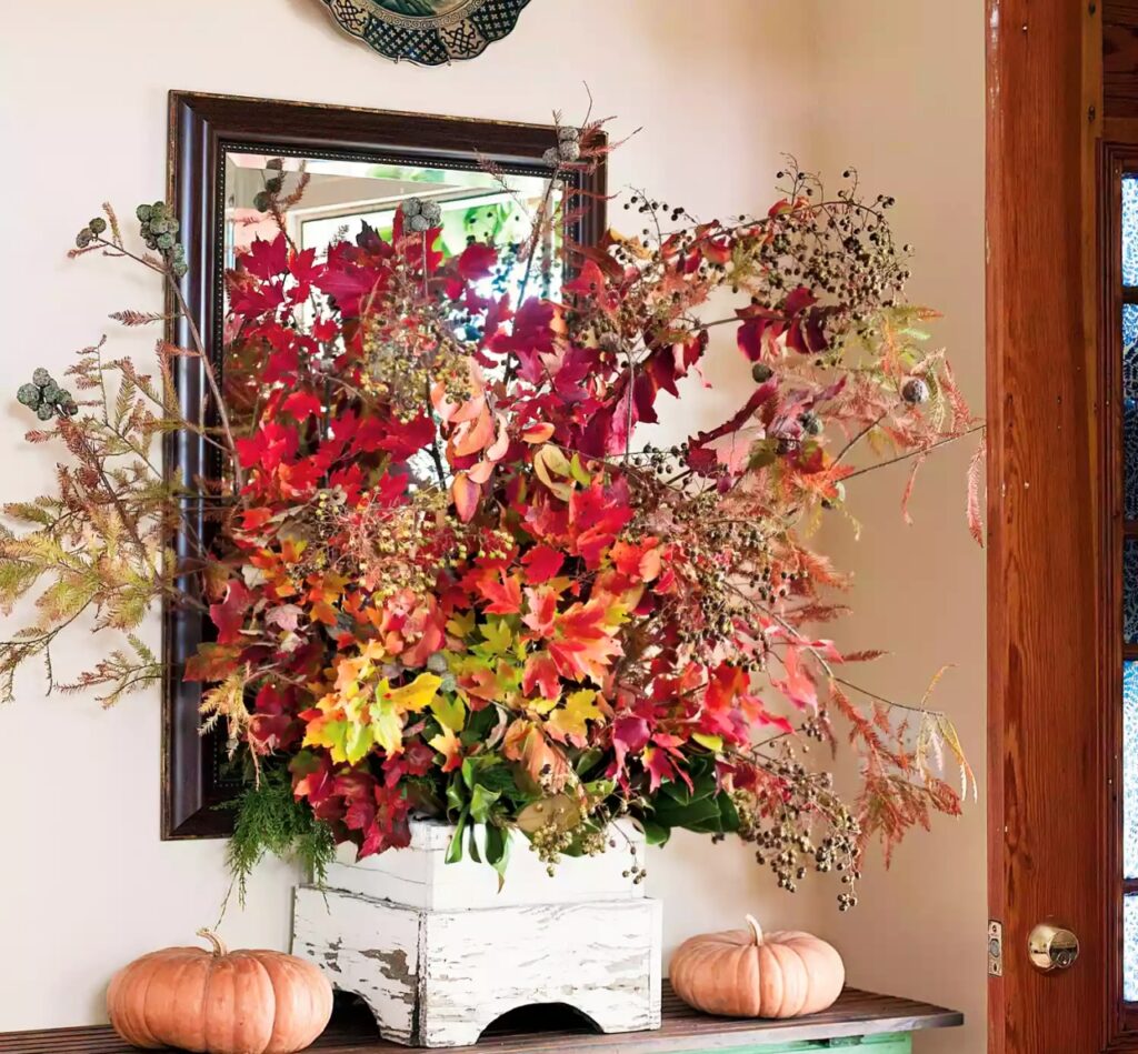 Fall foliage decoration  