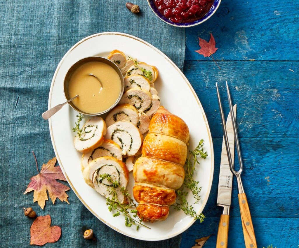 Stuffed Turkey Breast recipe for thanksgiving 