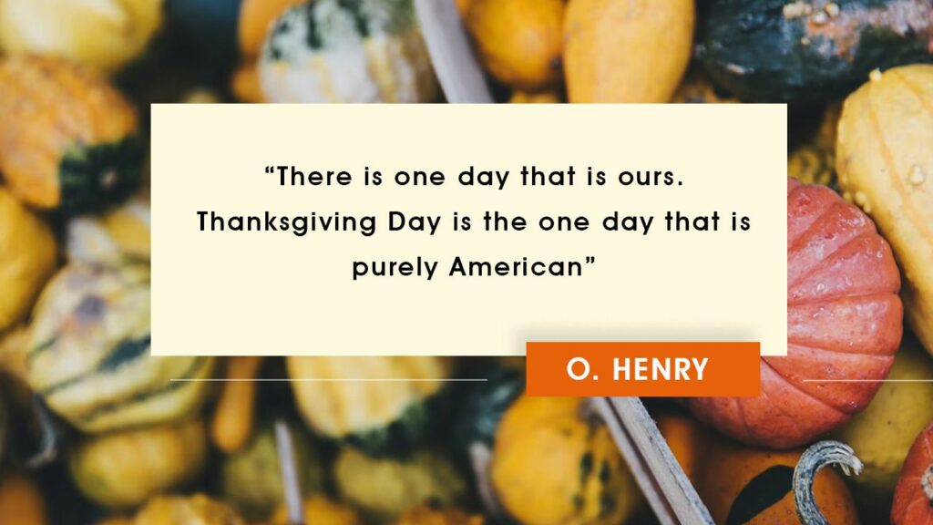 Thanksgiving day quote