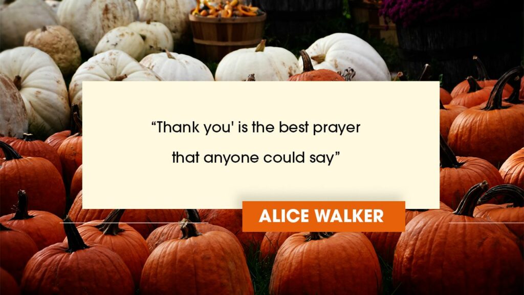 Thanksgiving quote on prayer