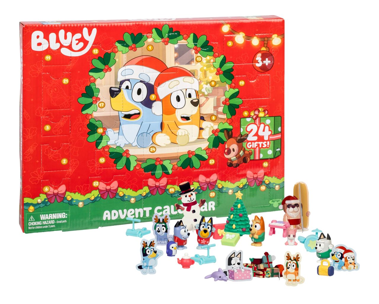 Bluey Mini Figures Christmas Advent Calendar