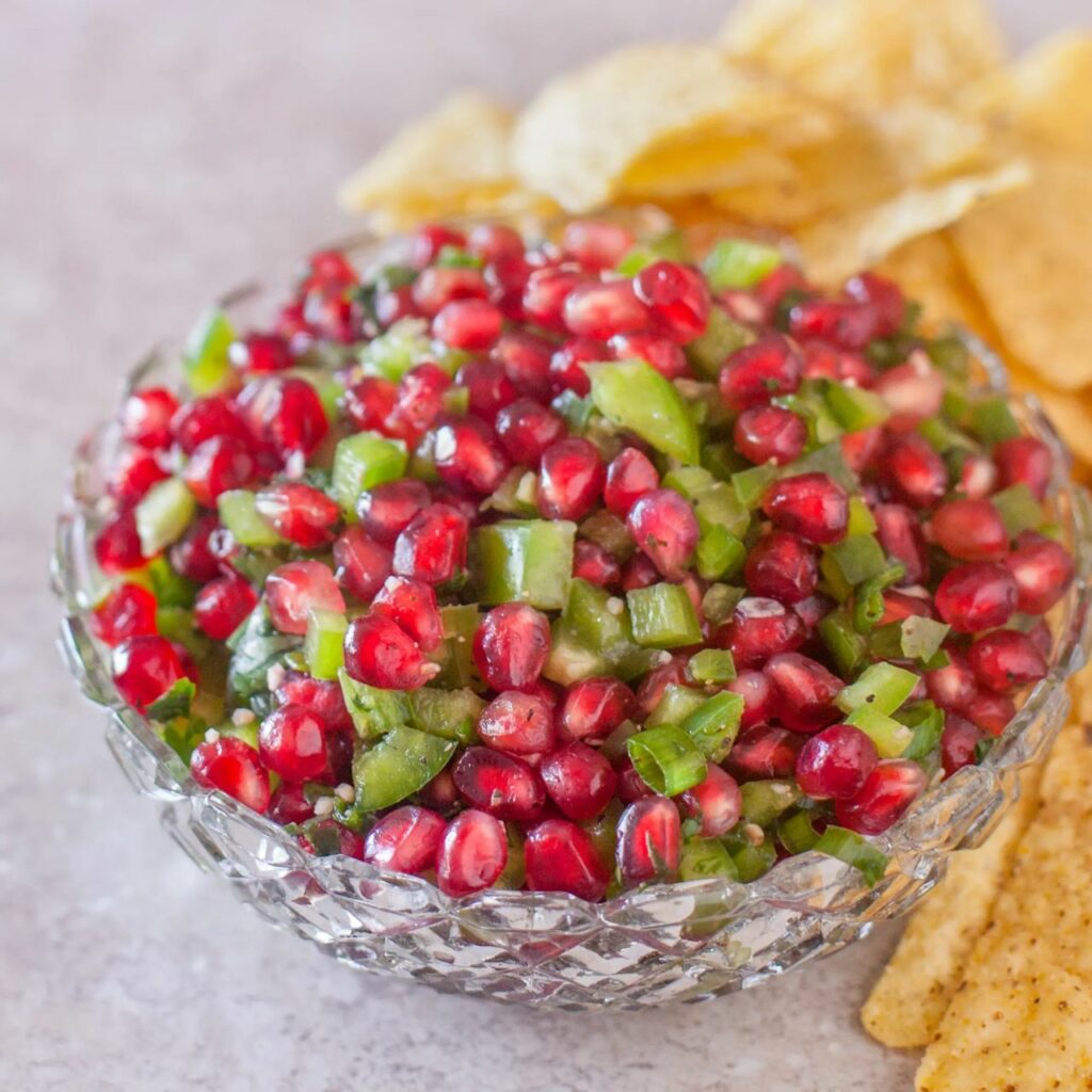 Christmas Pomegranate Salsa