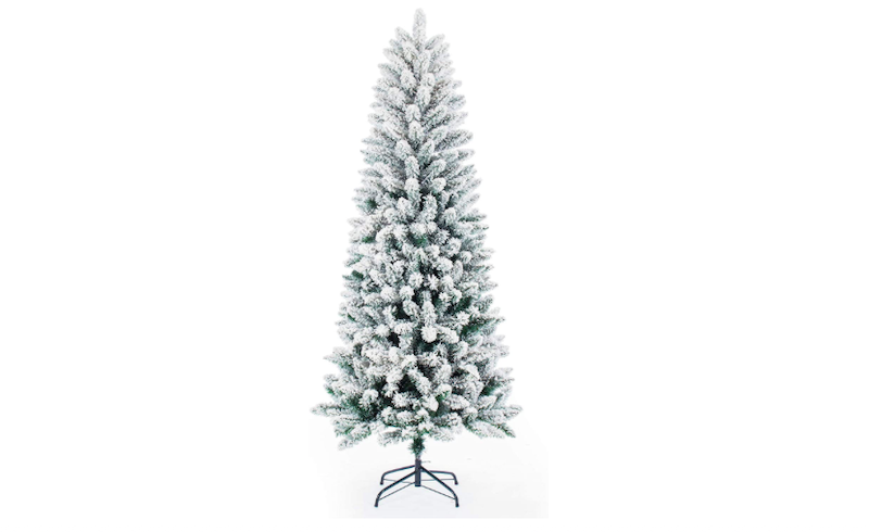 Classic Pencil Snow Flocked Tree