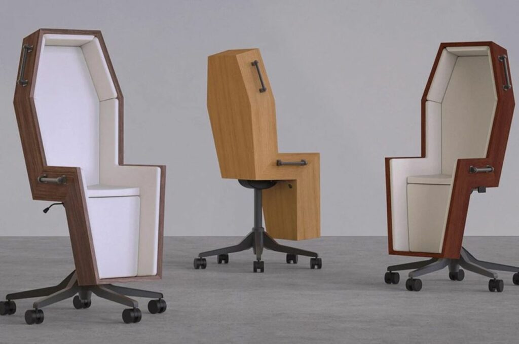 Coffin Office chair by Chairbox 