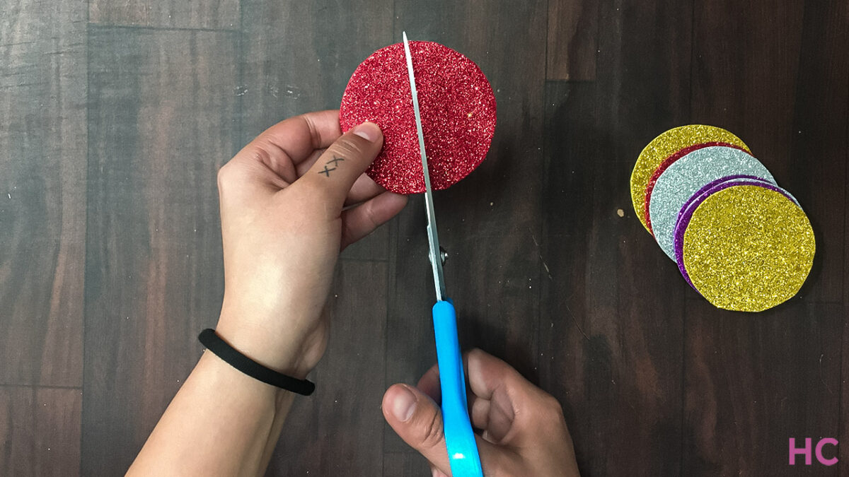 How to Make Glitter Foam Ball Christmas Ornament?