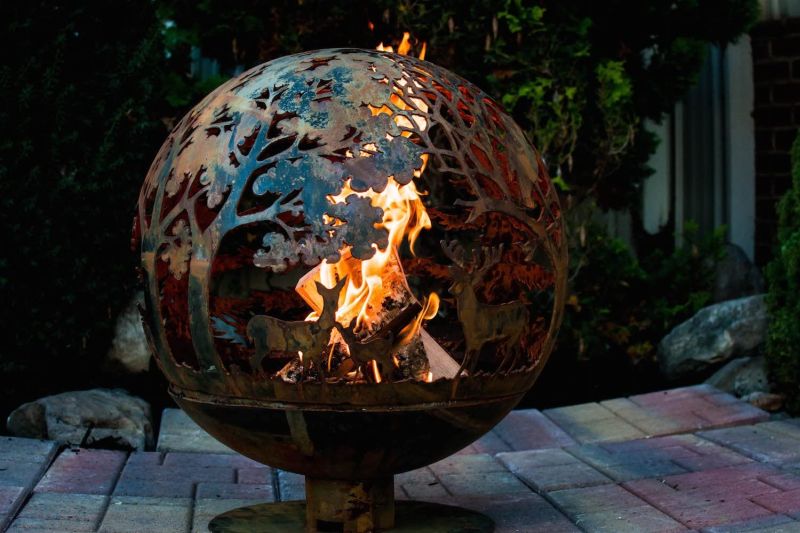 Fireball Fire Pit by Esschert Design