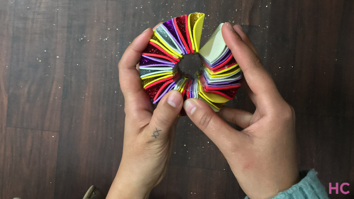 How to Make Glitter Foam Ball Christmas Ornament?