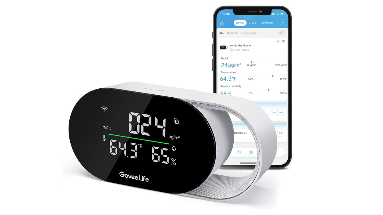 GoveeLife Smart Air Quality Monitor- gift for christmas 