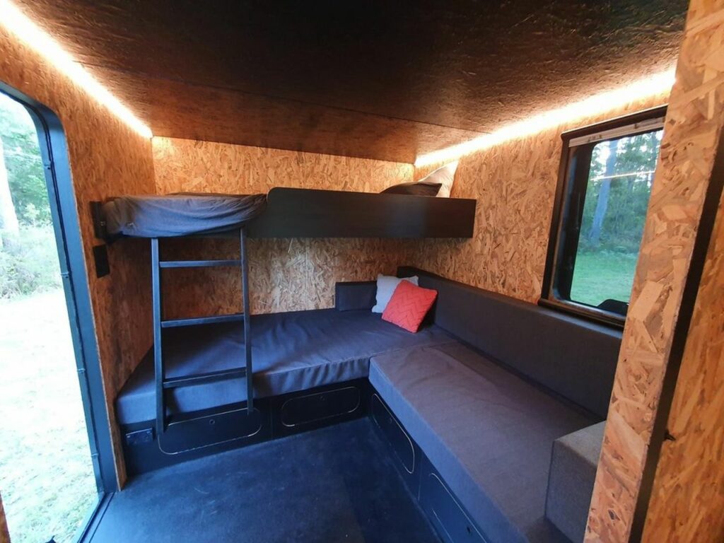 Häuslein Hauler bedroom by Häuslein Tiny House