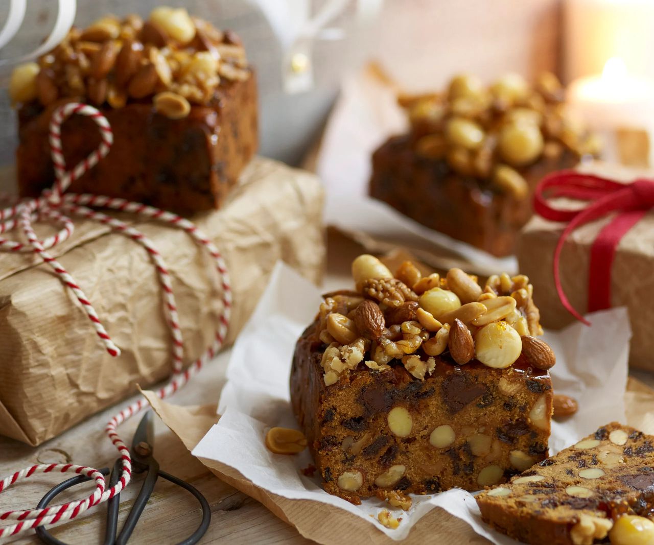 Homemade Edible Gifts for Christmas - nutty fruit cake