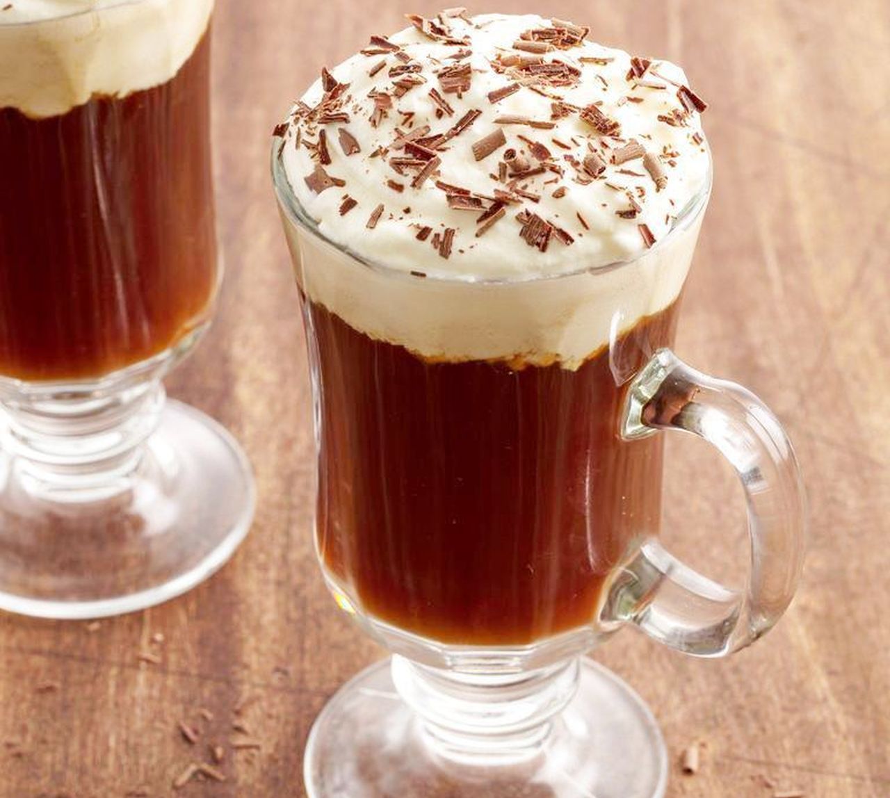 Hot and spicy alcoholic Christmas drinks - Irish Coffee