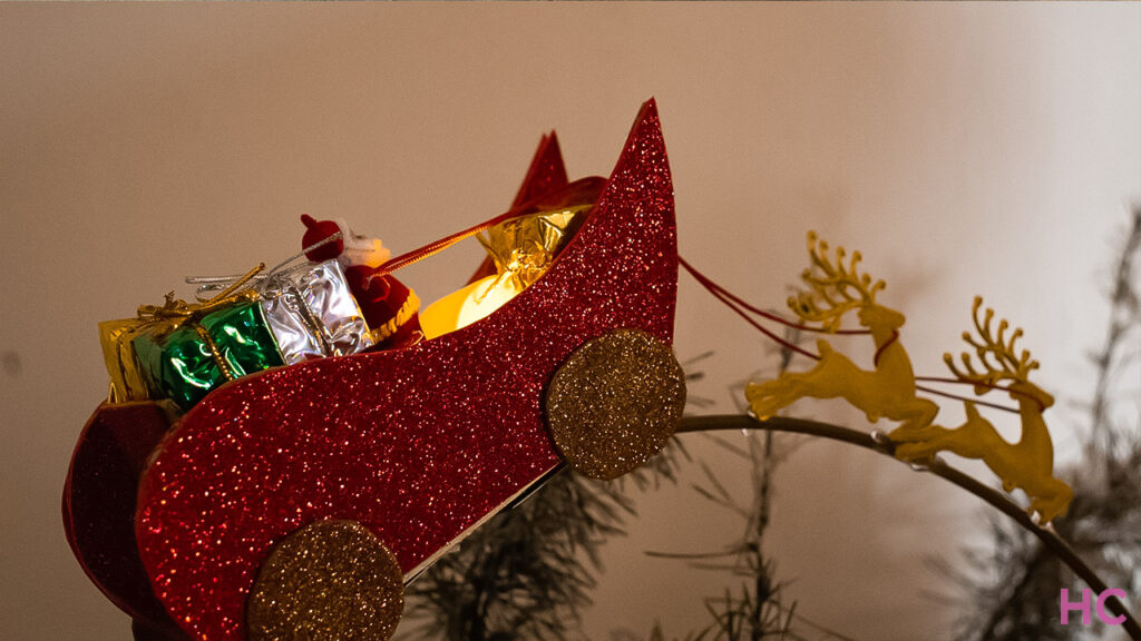 Inexpensive Christmas Village Display santa sleigh