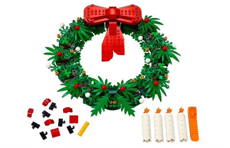 LEGO Iconic Christmas 2-in-1 Wreath with Big Red Bow and Advent