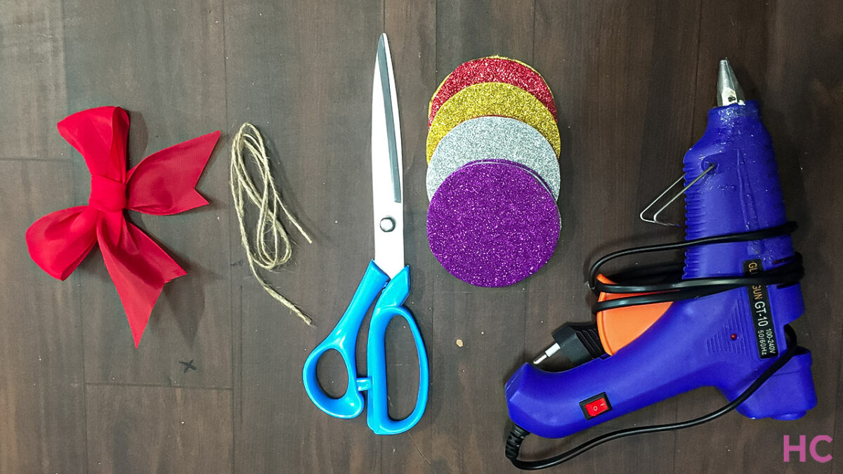 How to Make Glitter Foam Ball Christmas Ornament?