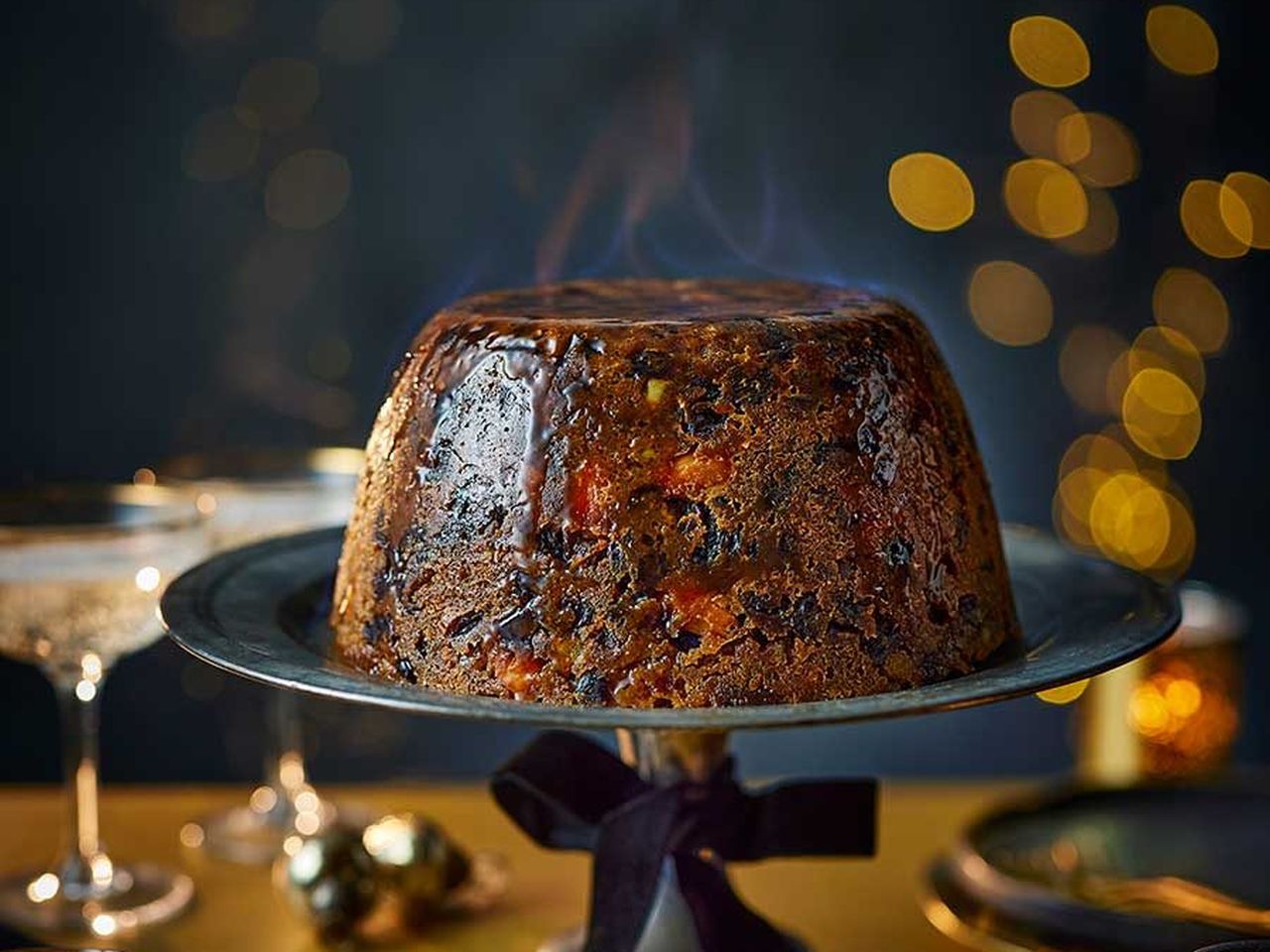 Pressure-Cooked Citrus Christmas Pudding