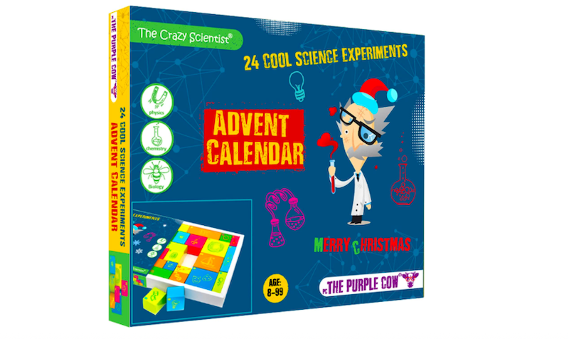 Purple Cow Crazy Scientist Advent Calendar