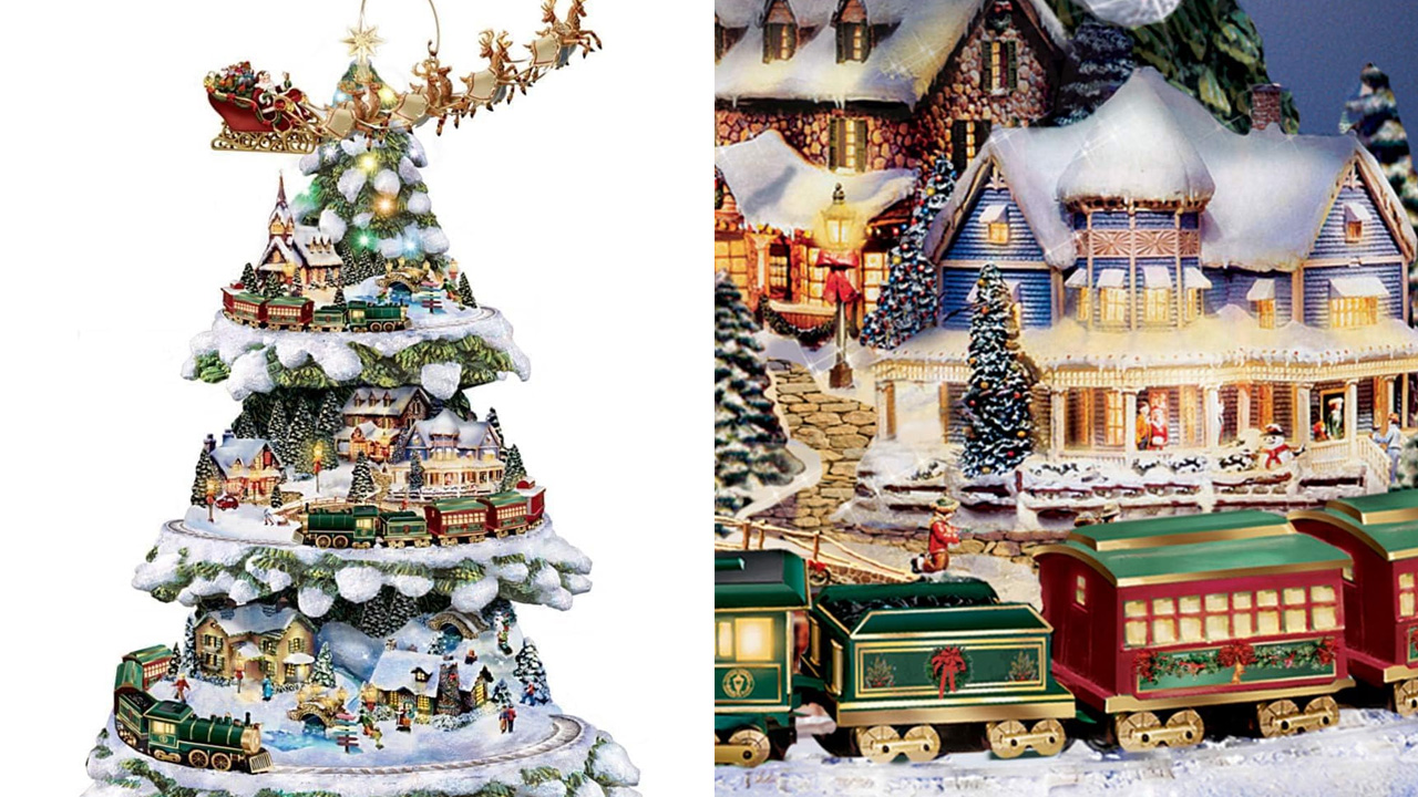 The Bradford Exchange Animated Tabletop Christmas Tree