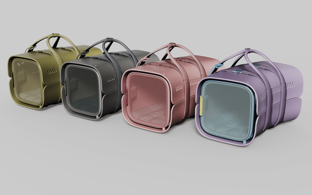 Ergonomically Designed Burrow Pet Carrier Doubles as Pet Bed