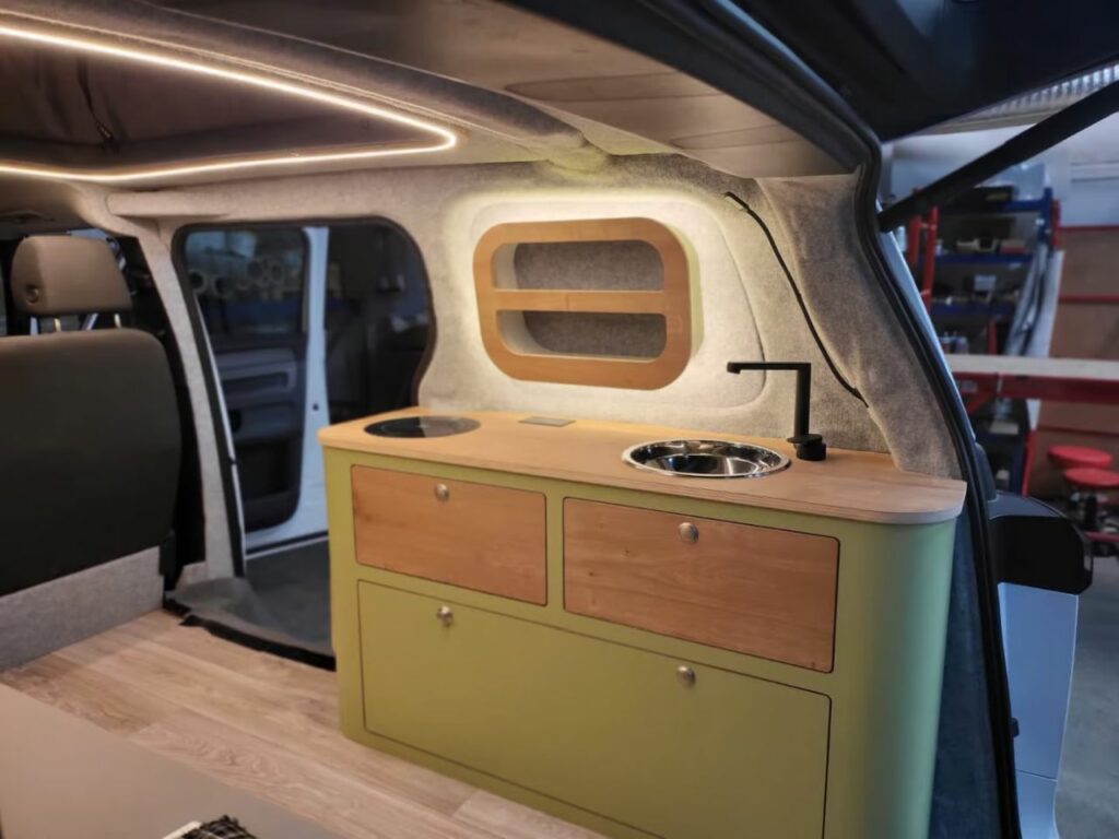 Alpin Camper’s van Conversion of VW ID. Buzz