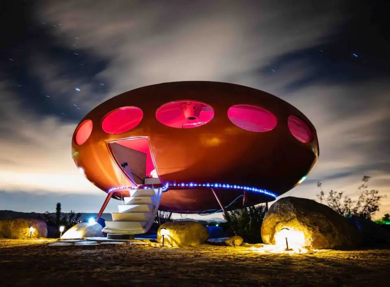 Area 55 Futuro House in Joshua Tree, California