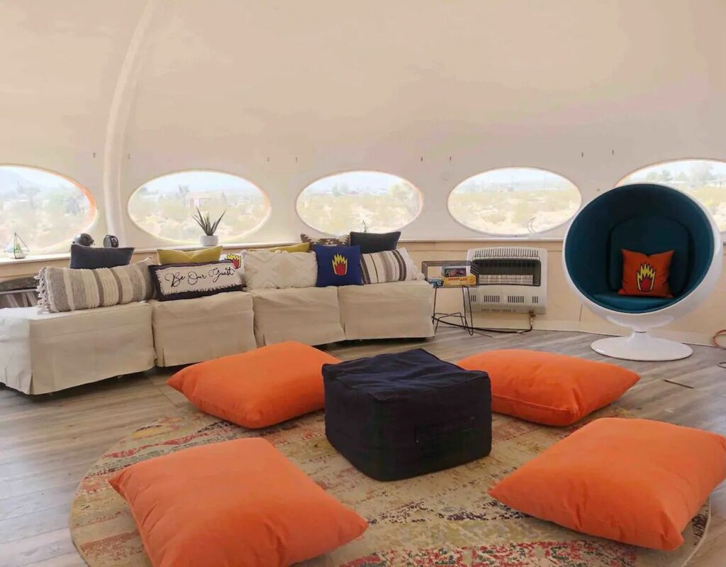 Area 55 Futuro House in Joshua Tree, California