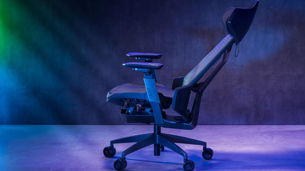 Asus-ROG-Destrier-Ergo-Gaming-Chair reclined