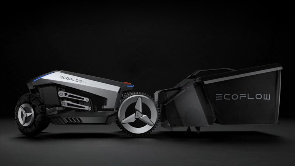 EcoFlow’s Blade Robotic Lawn Mower Pick Up Leaves Too