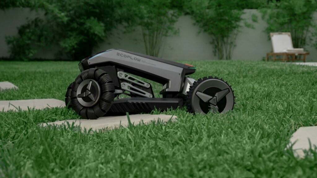 EcoFlow’s Blade Robotic Lawn Mower Pick Up Leaves Too