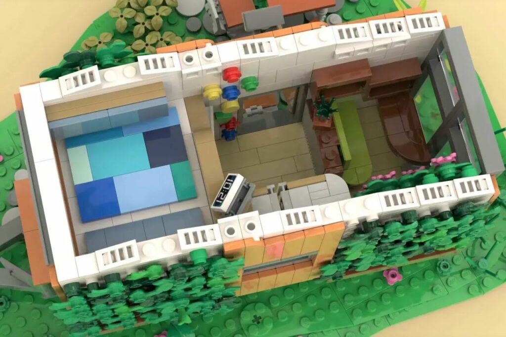 LEGO Off-grid tiny house on wheels